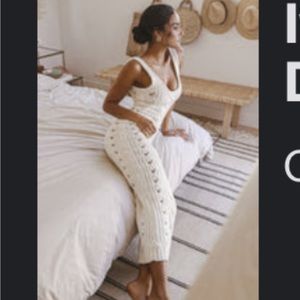 JLUXLABEL Cable Sweater Dress